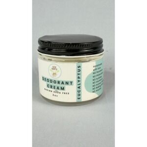 EcoRoots Eucalyptus Deodorant Cream Baking Soda Free Natural Aluminum Free 2oz